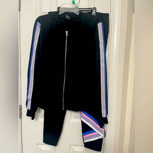 Two piece legging and jacket size Large